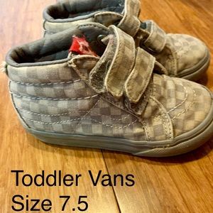 Toddler Vans checkered